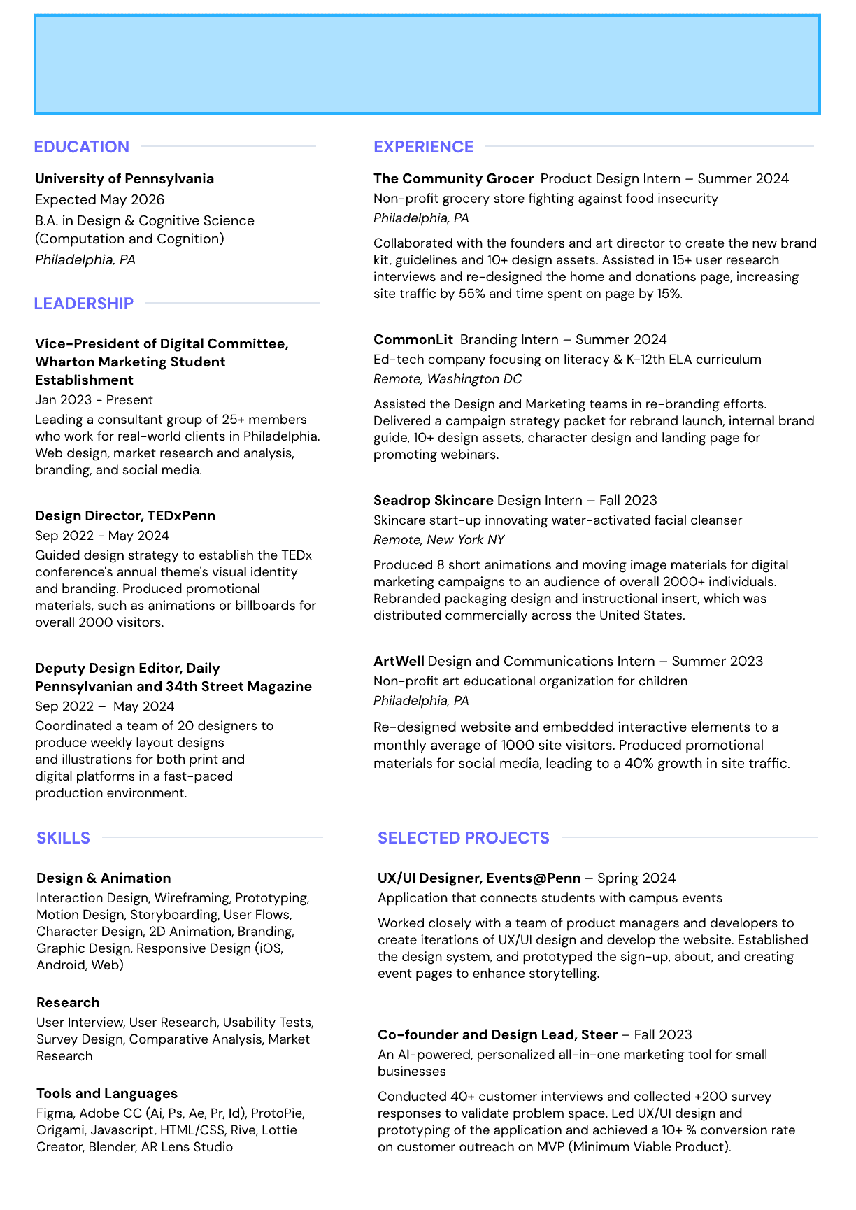 Software Engineer resume that passed Reddit resume screen
