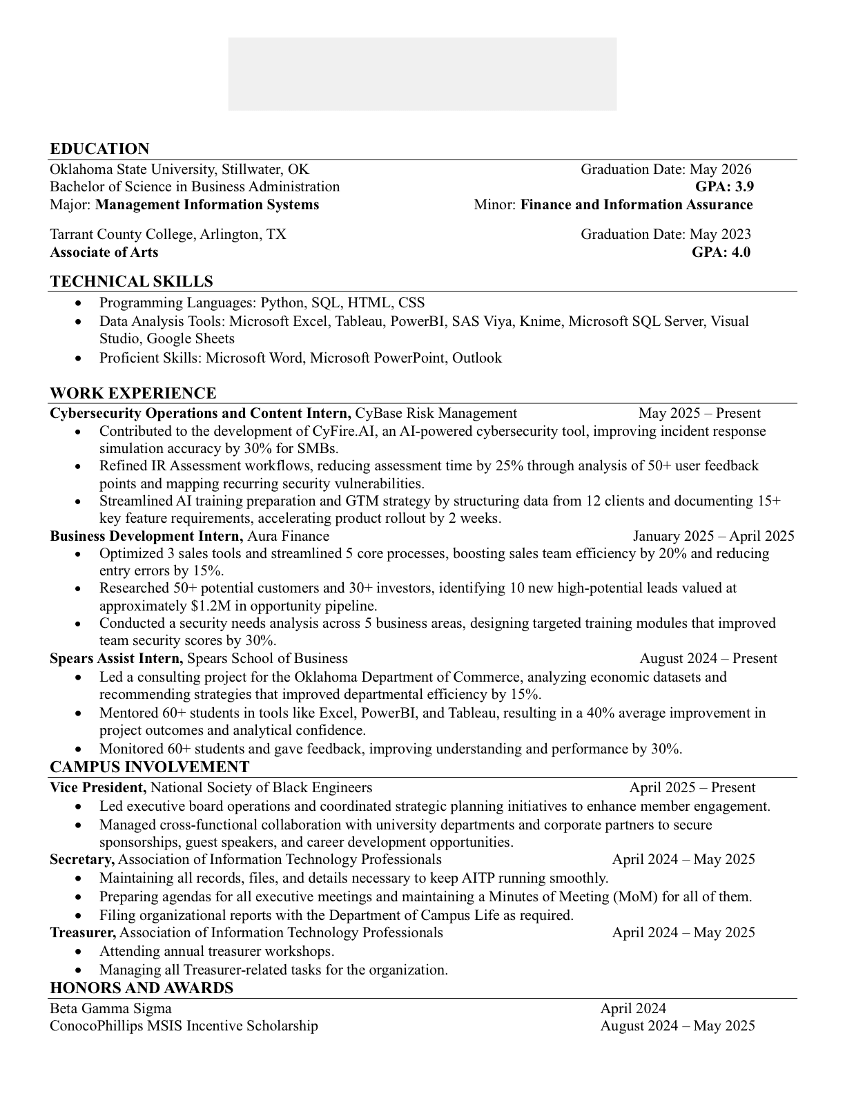 Data Scientist resume that passed Apple resume screen